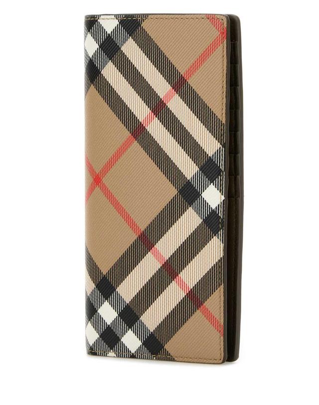 버버리 [해외직구][X45]버버리 8091921 A2021 남성 반지갑 장지갑 카드지갑 머니클립 Printed canvas wallet 착용컷