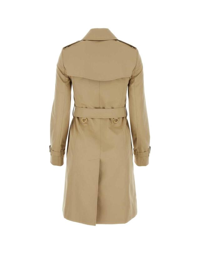 버버리 [해외직구][X45]버버리 8079404 A1366 여성 코트 트렌치코트 레인코트 Beige gabardine Heritage Chelsea trench coat 착용컷
