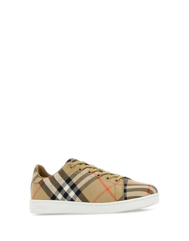 버버리 [해외직구][X45]버버리 8118855 B9368 여성 스니커즈 단화 운동화 로우탑 하이탑 Embroidered canvas Set sneakers 착용컷