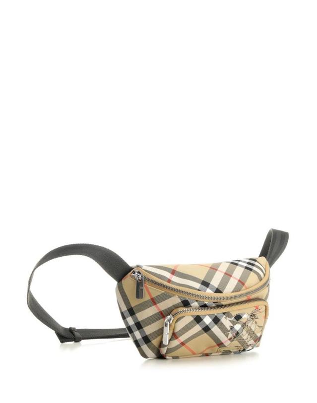 버버리 [해외직구][A94]버버리 8106714B9368 남성 힙색 벨트백 범백 BURBERRY BURBERRY Small Check Pouch 착용컷