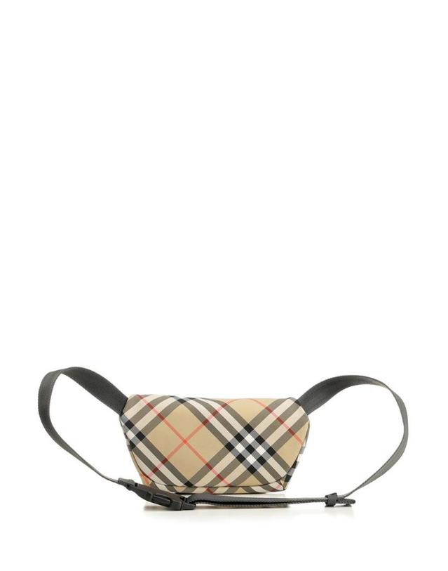 버버리 [해외직구][A94]버버리 8106714B9368 남성 힙색 벨트백 범백 BURBERRY BURBERRY Small Check Pouch 착용컷