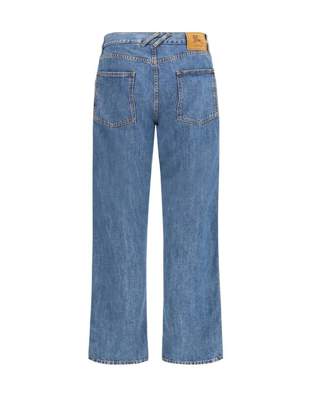 버버리 [해외직구][K68]버버리 8127232 A1322 남성 청바지 데님 진 데님진 Straight Leg Jeans 착용컷