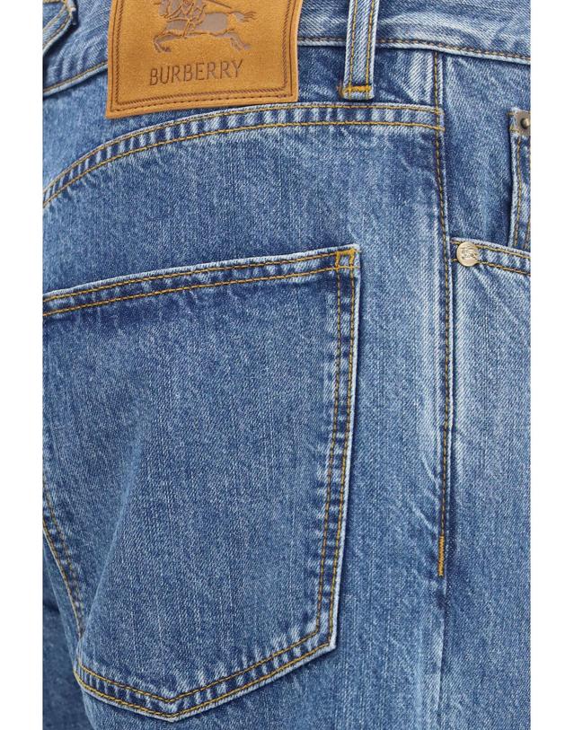 버버리 [해외직구][K68]버버리 8127232 A1322 남성 청바지 데님 진 데님진 Straight Leg Jeans 착용컷