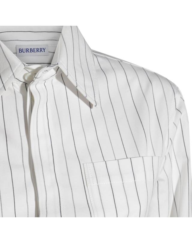 버버리 [해외직구][B47]버버리 8103514C2053 여성 셔츠 남방 블라우스 WHITE COTTON SHIRT 착용컷