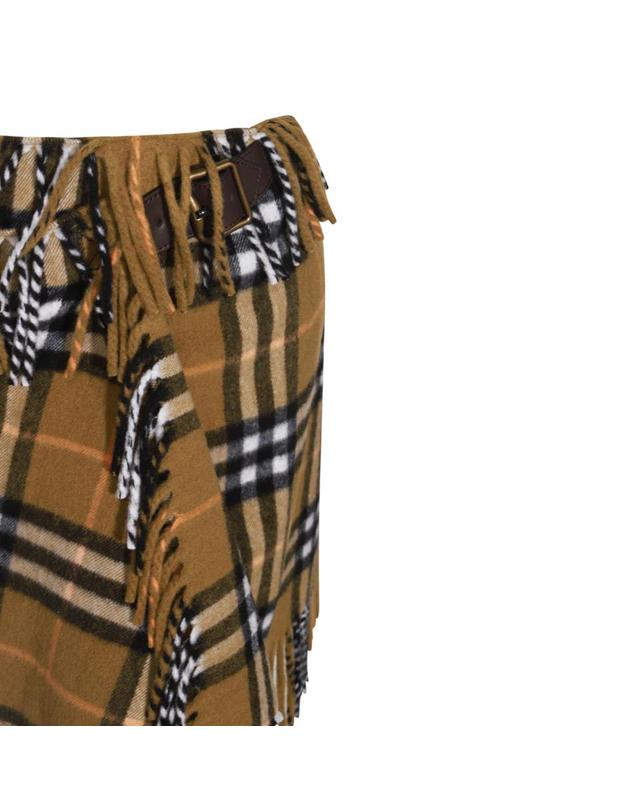 버버리 [해외직구][B47]버버리 8099716C1422 여성 스커트 치마 BROWN WOOL SKIRT 착용컷