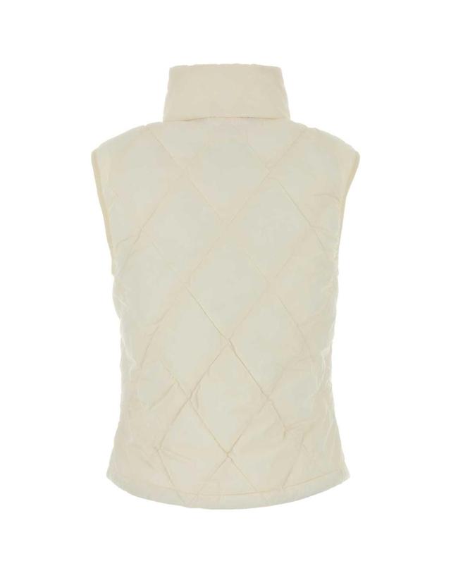 버버리 [해외직구][X45]버버리 8127011 C6056 여성 자켓 베스트 블레이저 봄버 데님 Ivory nylon Cheswick vest 착용컷