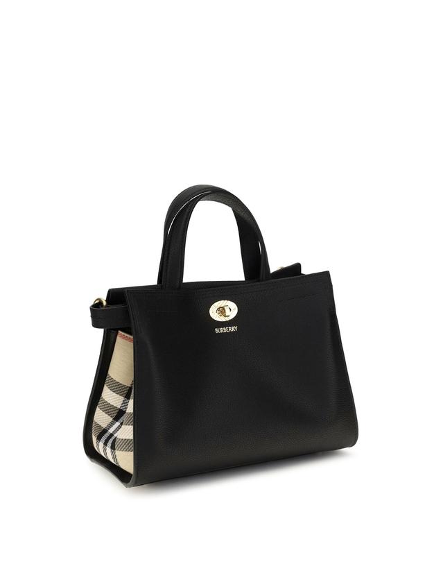 버버리 [해외직구][K68]버버리 8129092 A1189 여성 토트백 쇼퍼백 탑핸들백 핸드백 Mini Cotswolds Check Top Handle Bag 착용컷