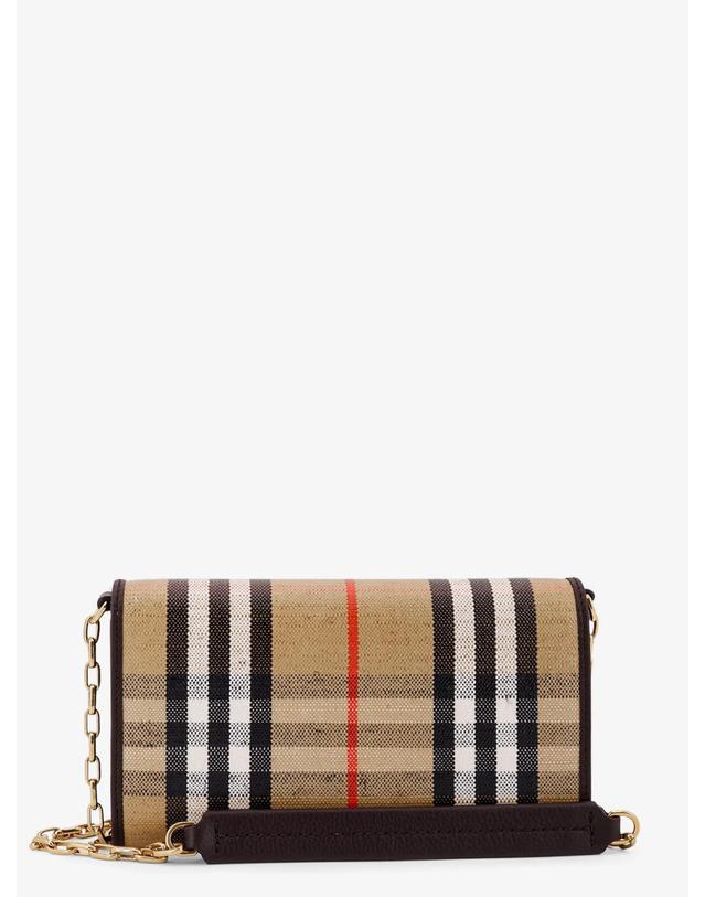 버버리 [해외직구][N85]버버리 8112274 여성 크로스백 숄더백 쇼퍼백 BURBERRY Coated canvas crossbody bag with check pattern 착용컷
