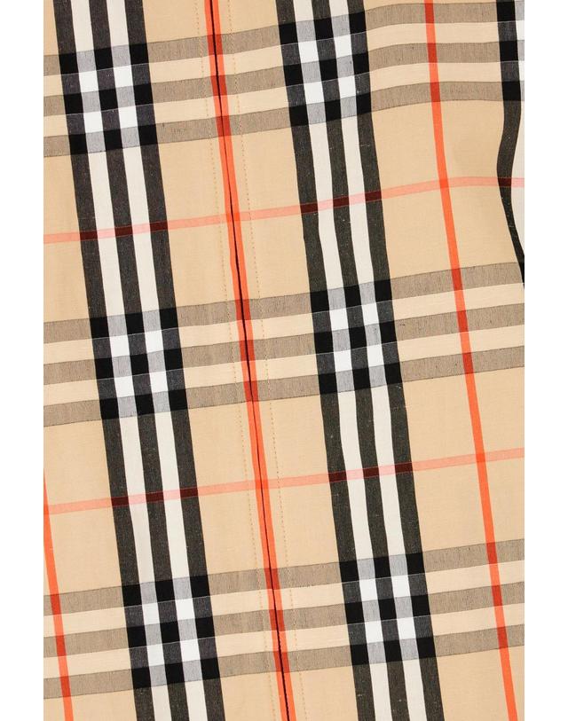 버버리 [해외직구][W63]버버리 8129460 B9368 남성 셔츠 남방 Camicia in misto cotone con stampa 착용컷