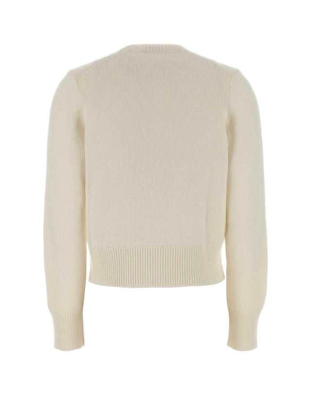 버버리 [해외직구][X45]버버리 8132457 C3997 여성 스웨터 니트 가디건 Ivory wool blend cardigan 착용컷