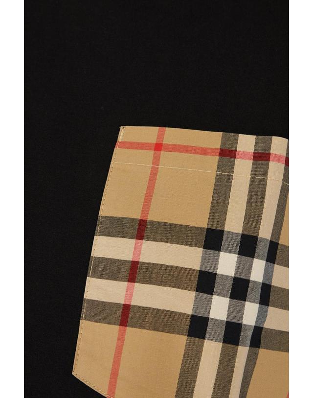 버버리 [해외직구][W63]버버리 8103970 A1189 여성 티셔츠 상의 탑 T shirt in cotone 착용컷