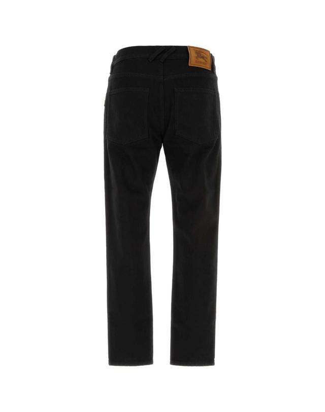 버버리 [해외직구][X45]버버리 8132926 A1189 남성 데님 청바지 진 Black denim jeans 착용컷