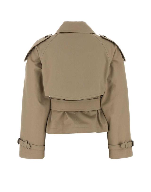 버버리 [해외직구][X45]버버리 8130973 C6502 여성 자켓 베스트 다운베스트 질렛 Cappuccino twill trench coat 착용컷