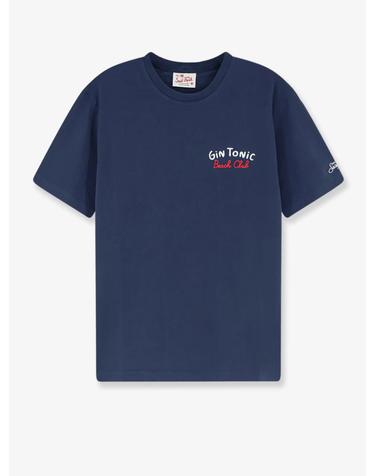 [해외직구][N85]엠씨투세인트바스 PRL0002 남성 티셔츠 민소매 긴소매 탑 MC2 SAINT BARTH Portland cotton T shirt with front embroidery