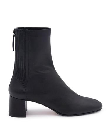 [해외직구][Q11]AQUAZZURA SHOMIDB0NAP000 여성 가죽부츠 BLACK LEATHER SAINT HONORE BOOTS