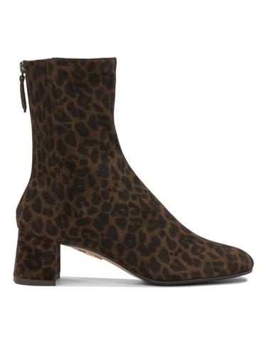 [해외직구][V90]Aquazzura SHOMIDB0PLDESP 여성 부츠 앵클부츠 롱부츠 레인부츠 Saint Honore 50 mm Ankle Boots with Zipper