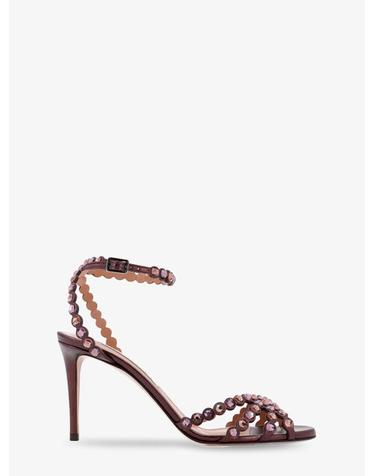 [해외직구][N85]AQUAZZURA TQLMIDS0 여성 슬리퍼 샌들 뮬 AQUAZZURA Tequila sandals with crystal detail