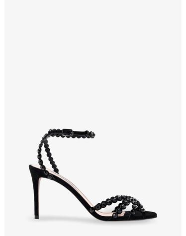 [해외직구][N85]AQUAZZURA TQLMIDS0 여성 슬리퍼 샌들 뮬 AQUAZZURA Tequila sandals with crystal detail