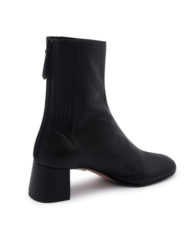 아쿠아주라 [해외직구][Q11]AQUAZZURA SHOMIDB0NAP000 여성 가죽부츠 BLACK LEATHER SAINT HONORE BOOTS 착용컷