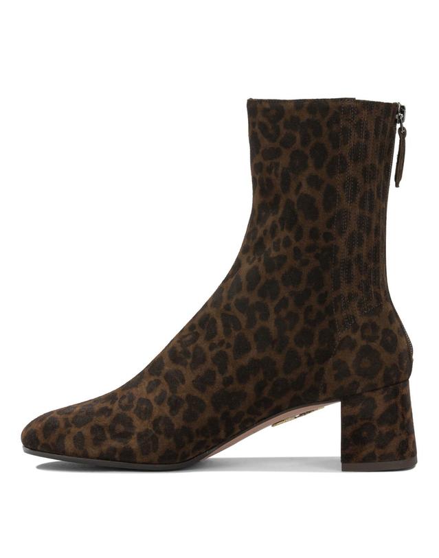 아쿠아주라 [해외직구][V90]Aquazzura SHOMIDB0PLDESP 여성 부츠 앵클부츠 Saint Honore 50 mm Ankle Boots with Zipper 착용컷