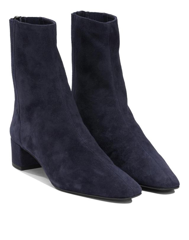 아쿠아주라 [해외직구][V90]Aquazzura SHOMIDB8SUEMZN 여성 부츠 앵클부츠 Saint Honore 35MM Ankle Boots with Zipper 착용컷