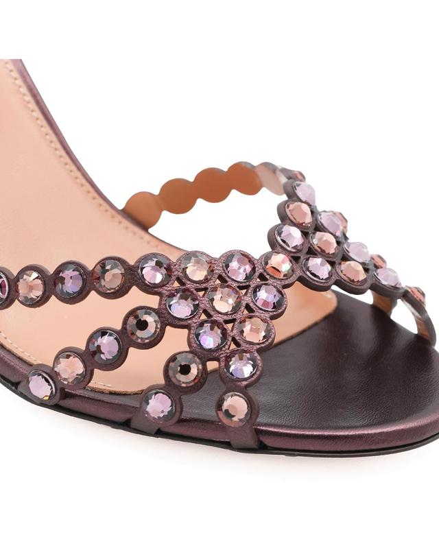 아쿠아주라 [해외직구][S27]AQUAZZURA TQLMIDS0NPLMNZ 여성 샌들 플립플랍 조리 슬리퍼 슈즈 블로퍼 로퍼 뮬 GOLD LEATHER TEQUILA SANDALS 착용컷
