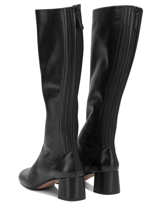아쿠아주라 [해외직구][V90]Aquazzura SHOMIDB7NAP000 여성 부츠 앵클부츠 Saint Honore 50MM Knee High Boots 착용컷