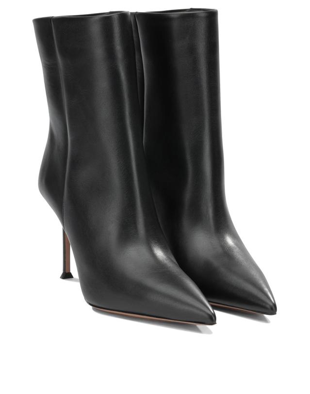 아쿠아주라 [해외직구][V90]Aquazzura HRPMIDB0CFI000 여성 부츠 앵클부츠 Harper 85MM Ankle Boots with Zipper 착용컷