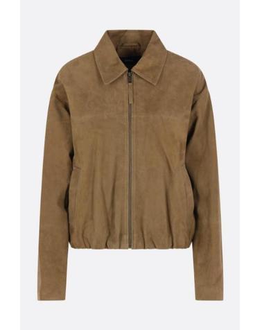 [해외직구][E32]ARMA 005L26105302OLIVE 여성 가죽자켓 ARMA Loua full zip jacket in suede