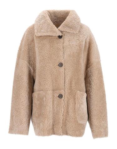 [해외직구][A94]ARMA 110L26607402SAND 여성 무스탕 퍼자켓 ARMA ARMA Isabella Reversible Coat