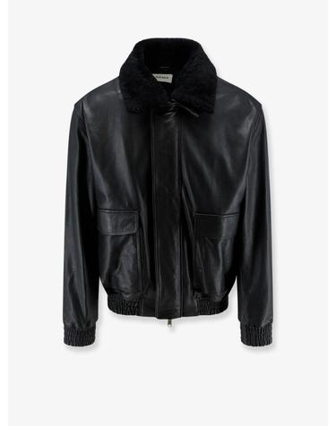 [해외직구][N85]ARMA 024G26602405 남성 자켓 블레이저 코트 패딩 ARMA Bari leather jacket with faux fur collar