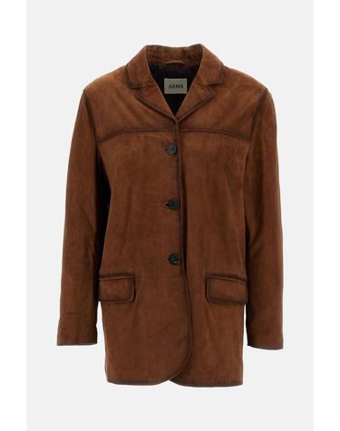 [해외직구][G95]ARMA 006L26603502SADDLE 여성 자켓 봄버자켓 블레이저 패딩 베스트 CADO GOAT SUEDE BRUSHED JACKET