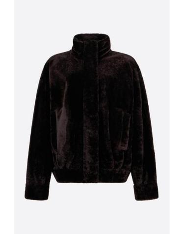 [해외직구][E32]ARMA 133L26605302COFFEEBEAN 여성 퍼 시어링자켓 무스탕 ARMA Paula jacket in shearling