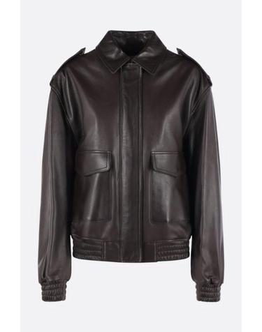 [해외직구][E32]ARMA 010L26605202COFFEEBEAN 여성 가죽자켓 ARMA Astra bomber jacket in nappa