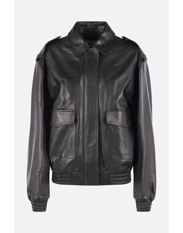 [해외직구][E32]ARMA 010L26605202BLACK 여성 가죽자켓 ARMA Astra bomber jacket in nappa