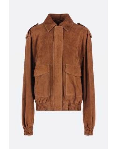 [해외직구][E32]ARMA 005L26602302SADDLE 여성 가죽자켓 ARMA Halti bomber jacket in suede