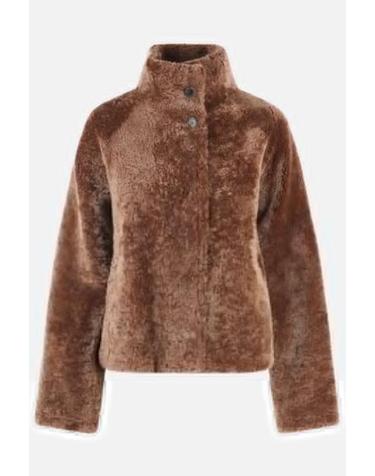 [해외직구][E32]ARMA 110L26607302ACORN 여성 퍼 시어링자켓 무스탕 ARMA Ariana reversible jacket in shearling and nappa