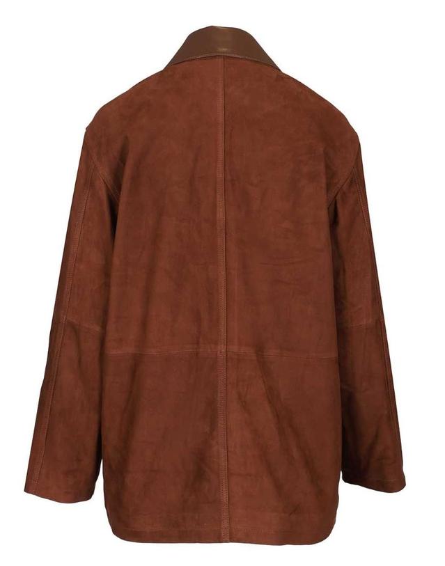 아르마 [해외직구][A94]ARMA 005L26102702MARRONE 여성 가죽자켓 바이커자켓 ARMA ARMA Suede Jacket Elsa 착용컷