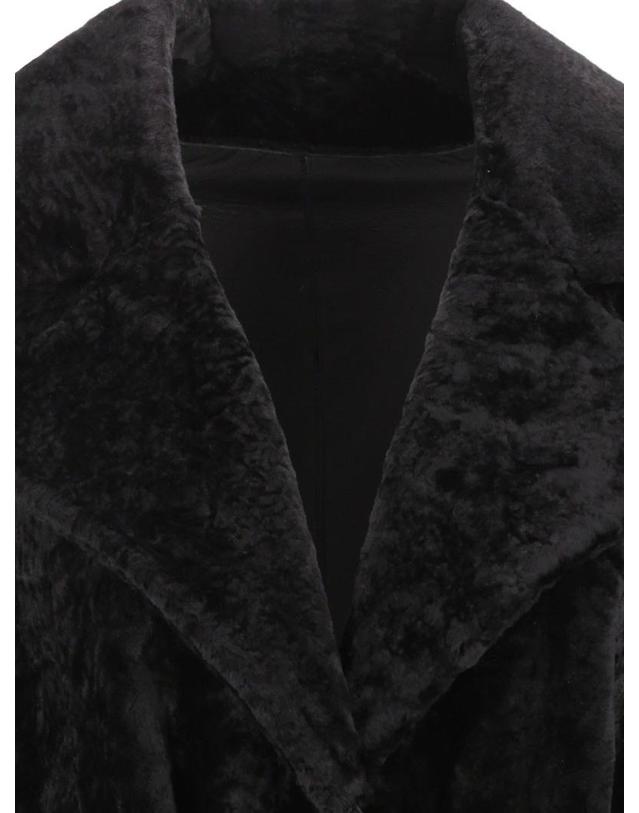 아르마 [해외직구][A94]ARMA 133L26608002BLACK 여성 무스탕 퍼자켓 ARMA ARMA Rien Reversible Coat 착용컷