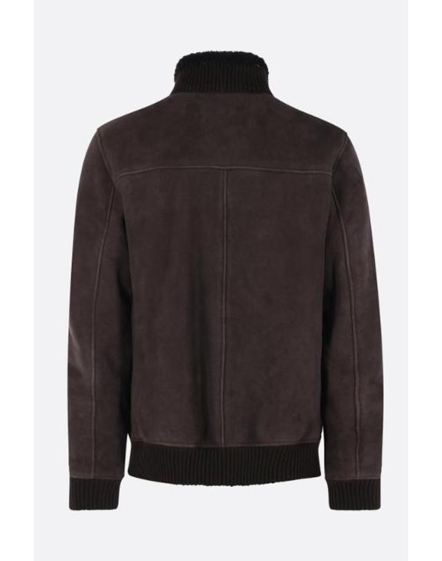 아르마 [해외직구][E32]ARMA 112G26603405IRON 남성 자켓 ARMA Arek bomber jacket in shearling 착용컷