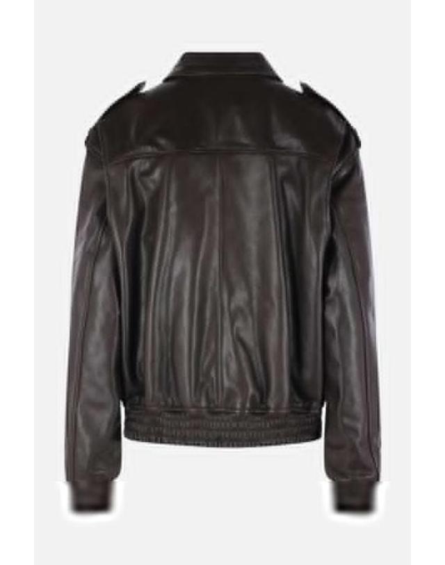 아르마 [해외직구][E32]ARMA 010L26605202COFFEEBEAN 여성 가죽자켓 ARMA Astra bomber jacket in nappa 착용컷
