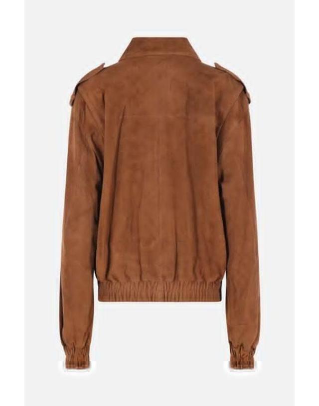 아르마 [해외직구][E32]ARMA 005L26602302SADDLE 여성 가죽자켓 ARMA Halti bomber jacket in suede 착용컷