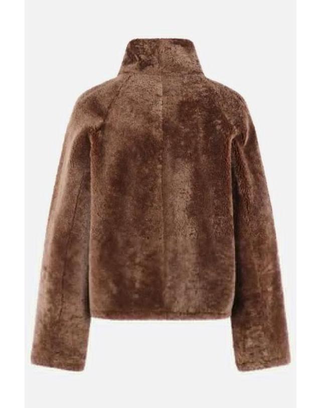 아르마 [해외직구][E32]ARMA 110L26607302ACORN 여성 퍼 시어링자켓 무스탕 ARMA Ariana reversible jacket in shearling and nappa 착용컷