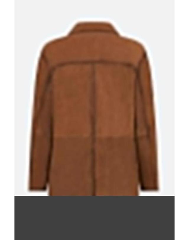아르마 [해외직구][E32]ARMA 006L26603502SADDLE 여성 가죽자켓 ARMA Cado coat in suede 착용컷