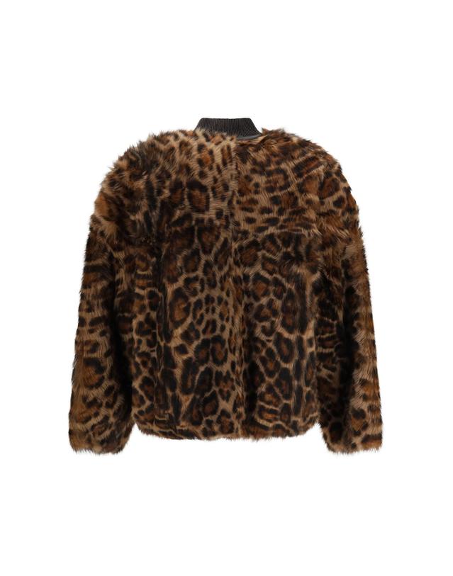 아르마 [해외직구][K68]ARMA 130L26608702 LEOPARD 여성 자켓 베스트 봄버 파카 베스트 블레이저 Violet Toscana Brissa animal print Jacket 착용컷