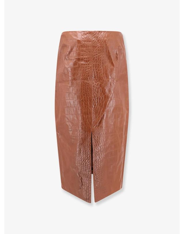 아르마 [해외직구][N85]ARMA 031L266060 여성 스커트 치마 여성하의 ARMA Python print skirt 착용컷