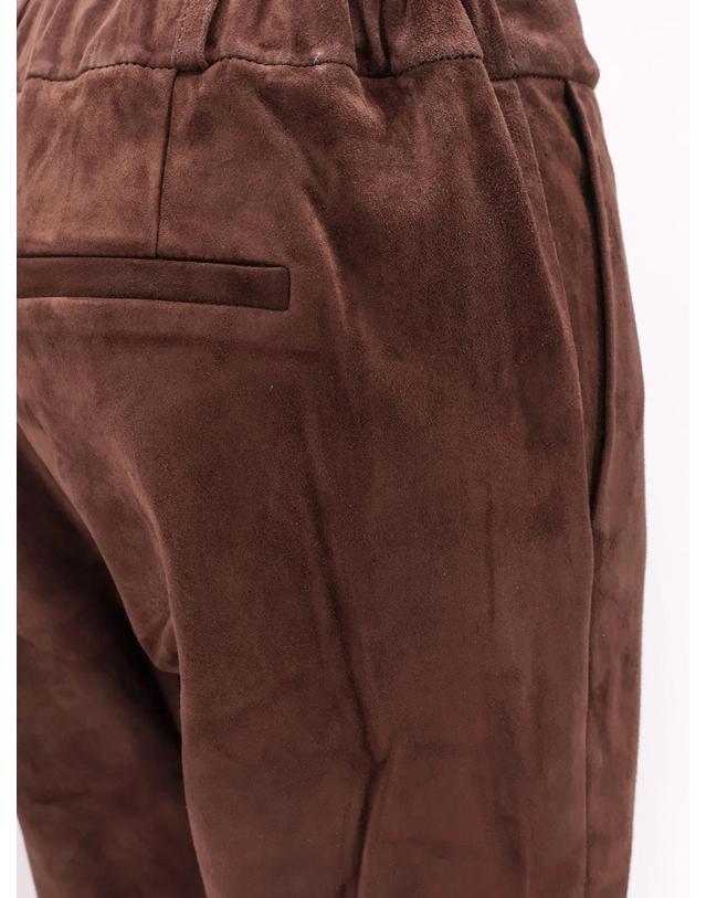아르마 [해외직구][N85]ARMA 002L266007 여성 트라우저 바지 팬츠 면바지 ARMA Stretch suede trousers 착용컷