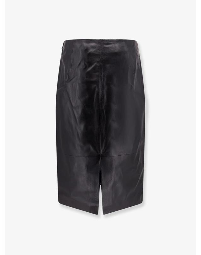 아르마 [해외직구][N85]ARMA 003L266012 여성 스커트 치마 여성하의 ARMA Leather skirt 착용컷
