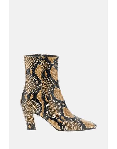 [해외직구][G95]에이디 A11AB0735006006226HAZELNUT 여성 앵클부츠 가죽부츠 레인부츠 MARIS SNAKE PRINT CALF LEATHER