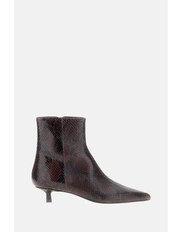 [해외직구][G95]에이디 A11AB0511006012226PORT 여성 앵클부츠 가죽부츠 레인부츠 SOFIA ANKLE BOOTS SNAKE PRINT CALF LEATHER